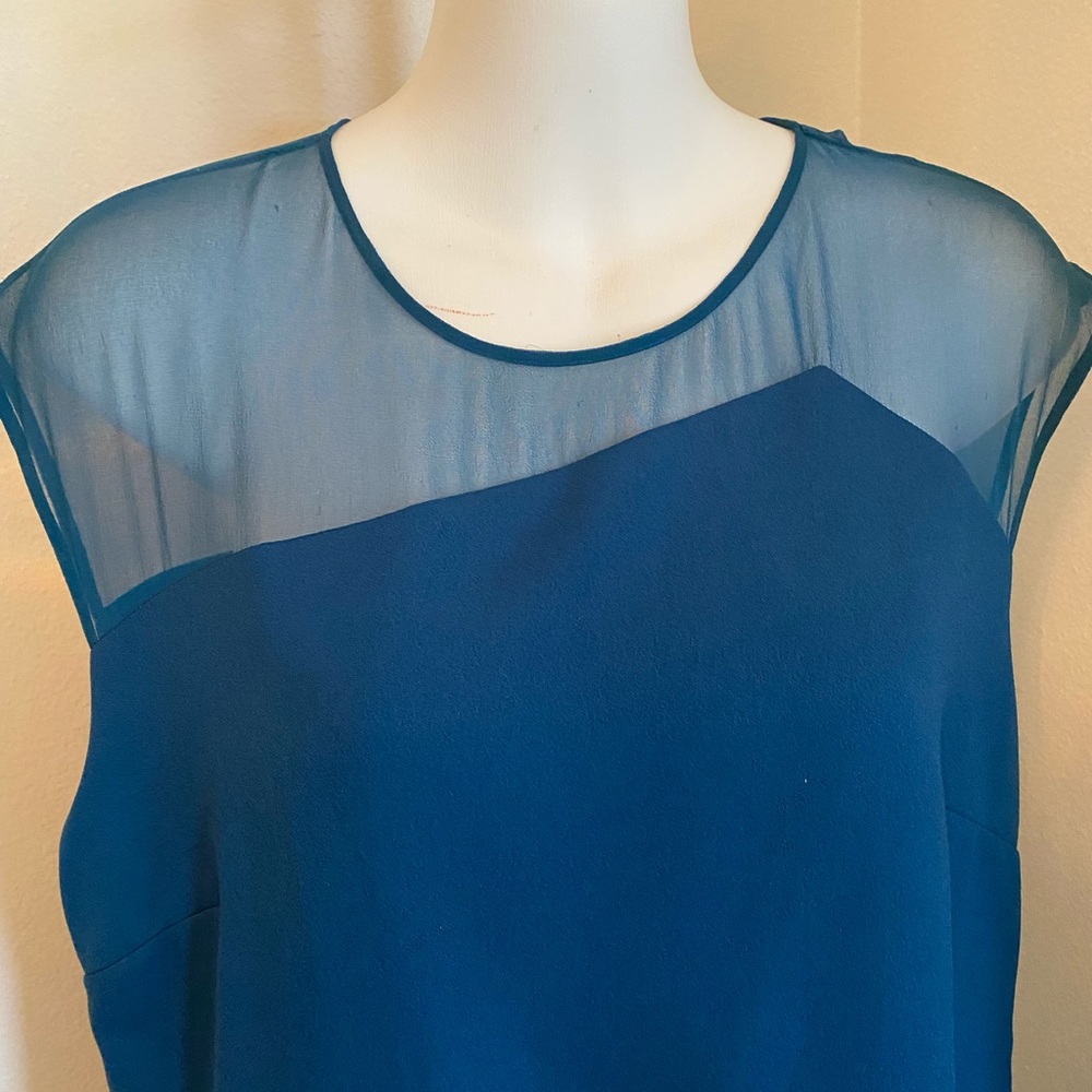 Beautiful crystal teal  dress